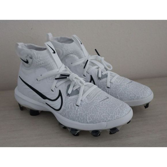 Nike DJ6519 Men's Sz 7 White/Black Alpha Huarache NXT MCS Baseball Cleats $140 - Picture 3 of 9